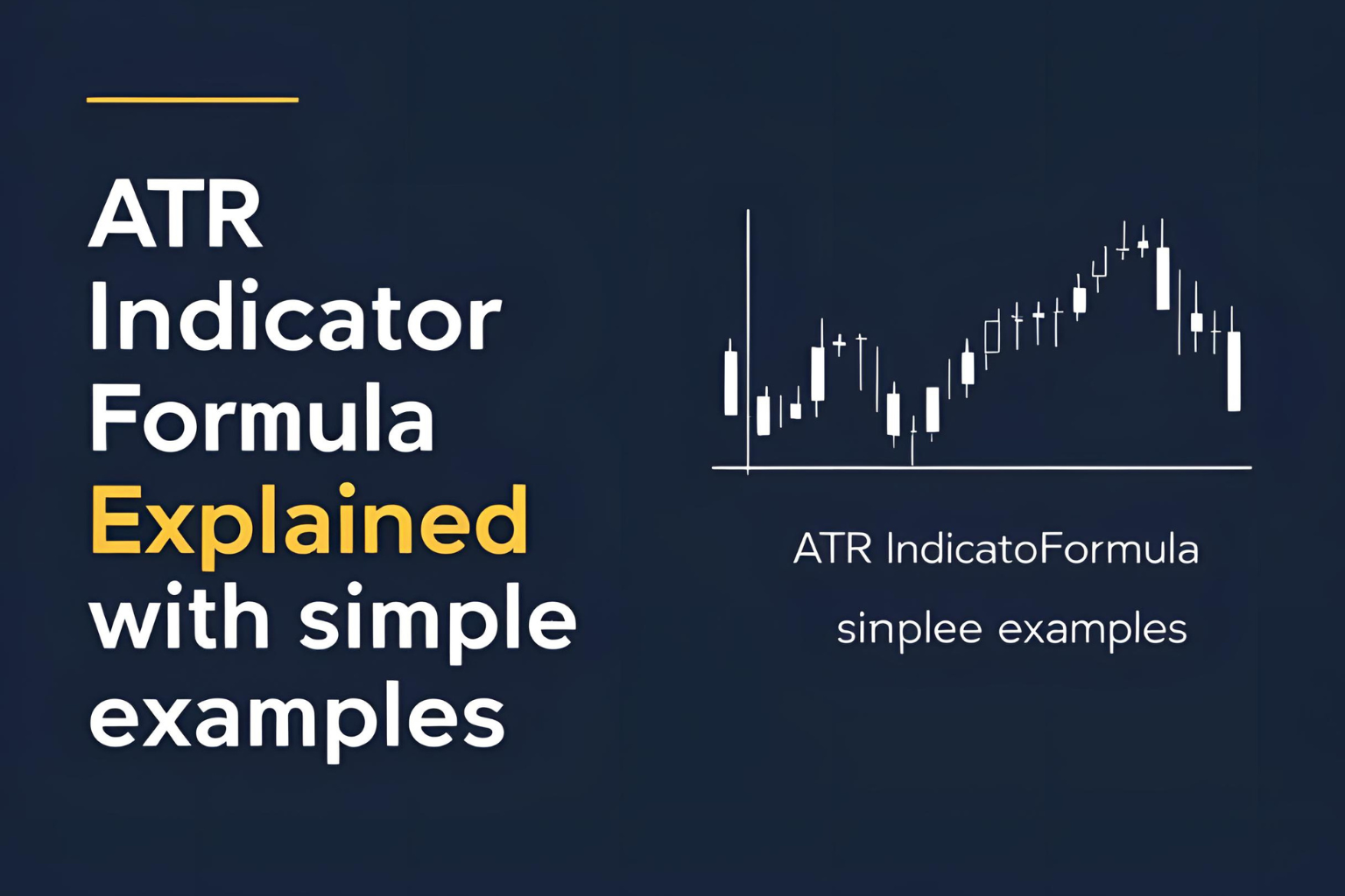ATR Indicator Formula Explained with Simple Examples